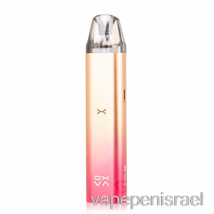חד פעמי Vape Israel Oxva Xlim Se 25w Pod System זהב ורוד